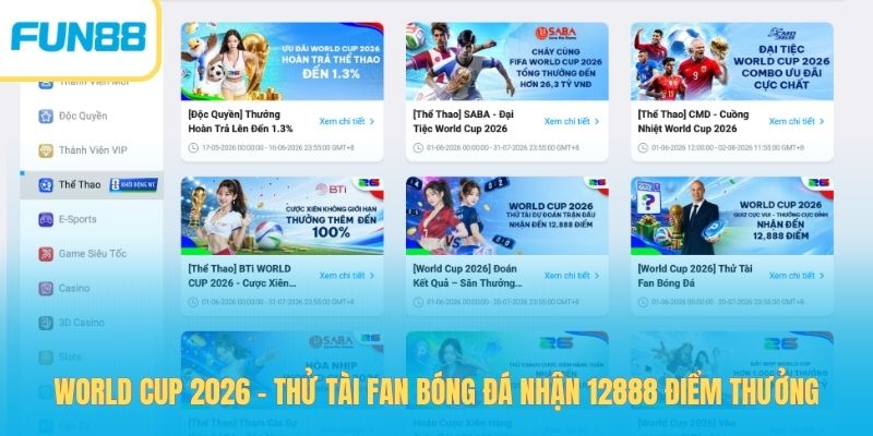 World Cup 2026 - Thử tài fan bóng đá