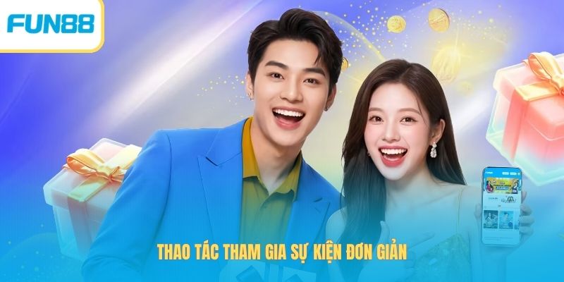 Thao tác tham gia sự kiện đơn giản